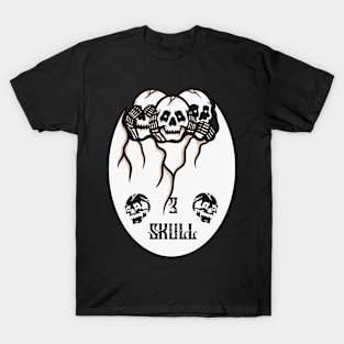 3 skull T-Shirt